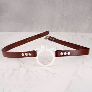 The No-Escape Strap - Leather Chastity cage Belt