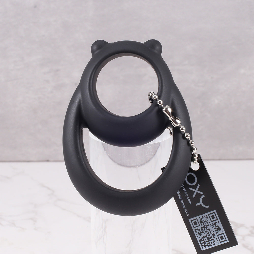 The Dominator Duo – Silicone Cock Ring &amp; Ball Separator