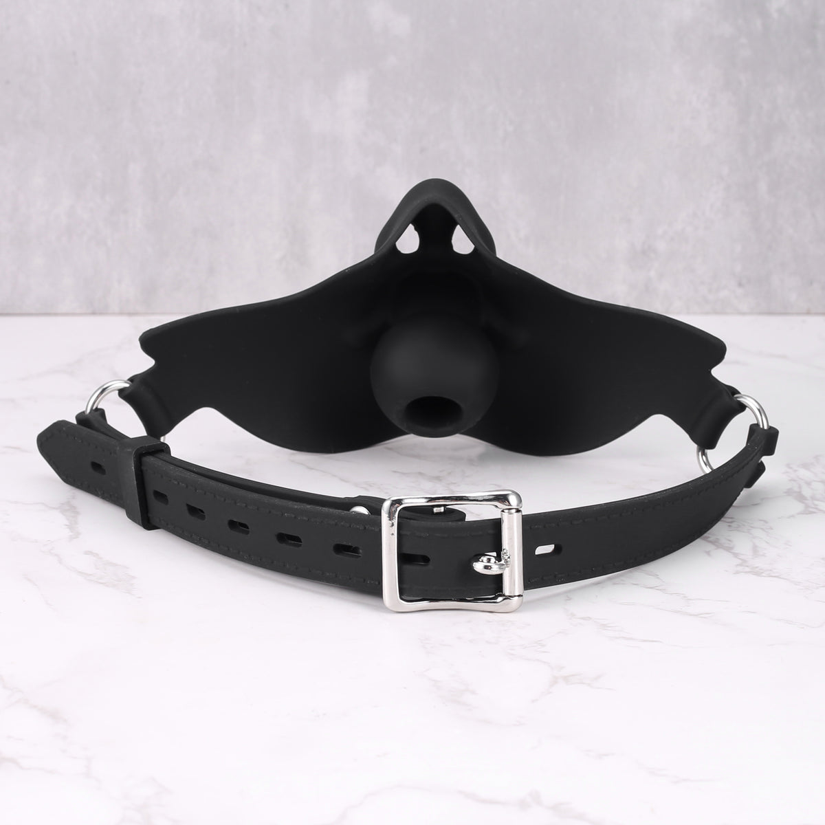 The Blank Slate Mask + Gag — No Face, No Voice, No Say