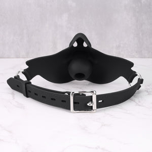 The Blank Slate Mask + Gag — No Face, No Voice, No Say