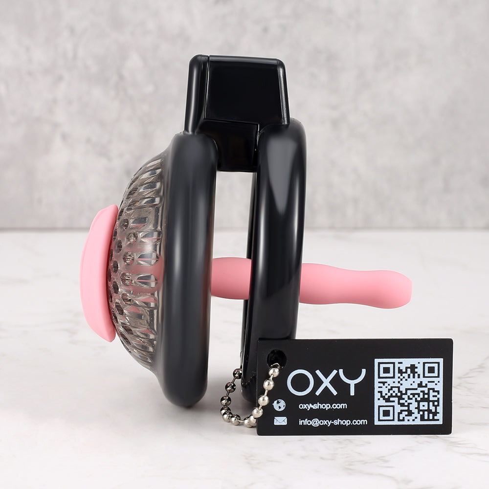 TheReminder – Femine Chastity Cage with urethral tube 