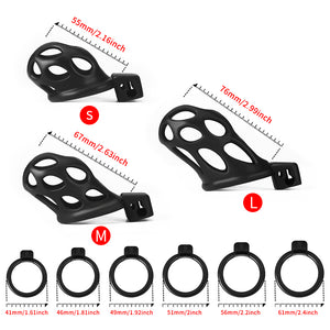 "Void" – Lightweight Chastity Cage with Ventilated Design