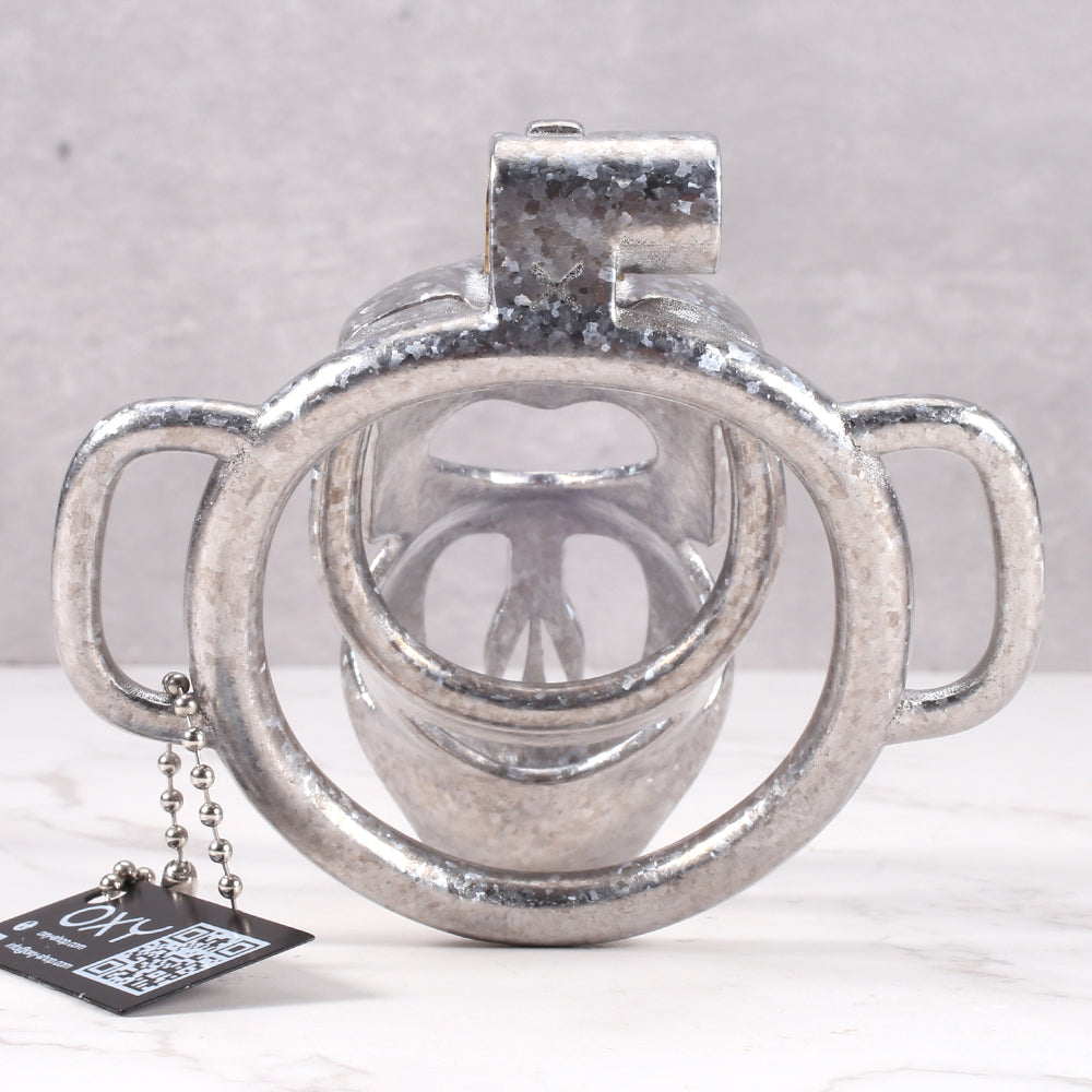 The Phantom Titanium Chastity - With D Rings for belt.