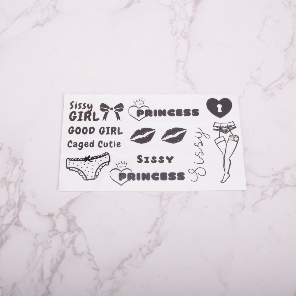 50 BDSM & Chastity Temporary Tattoos - Oxy - shop