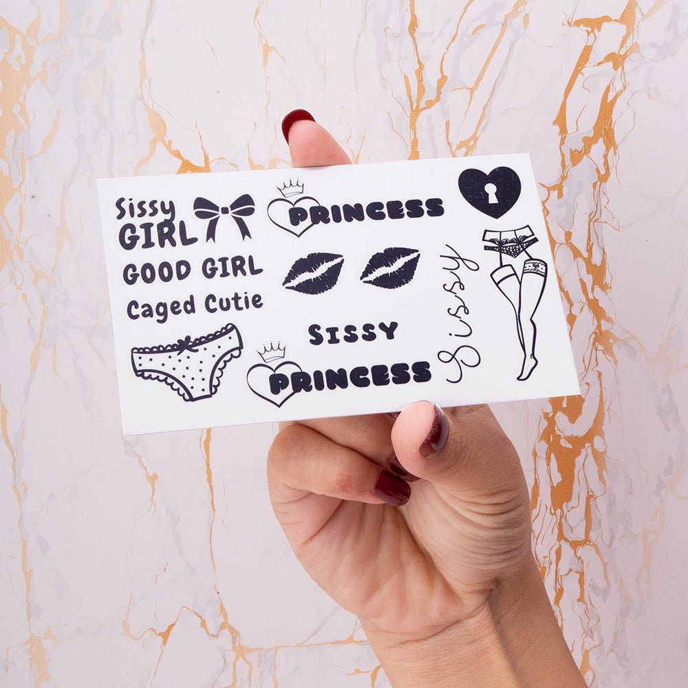 50 BDSM & Chastity Temporary Tattoos - Oxy - shop
