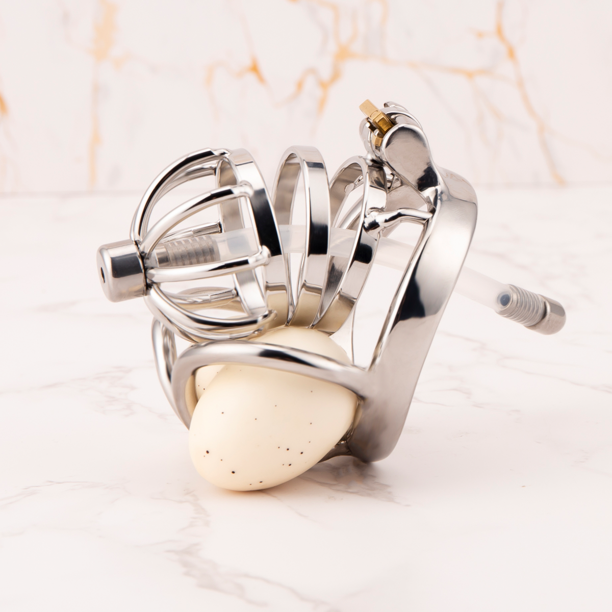 CH09-V2  -  Steel Chastity with Balls Support