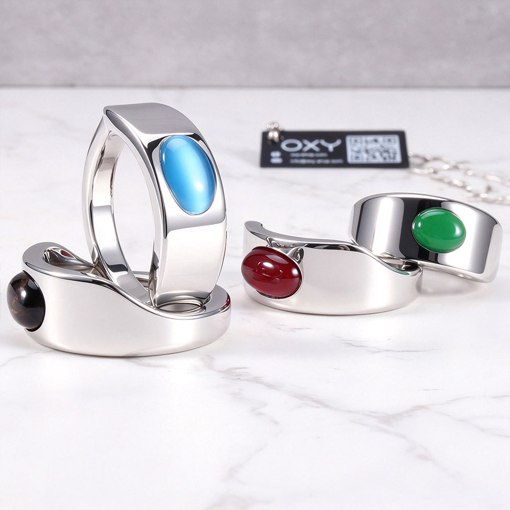 Gemstone Glans Rings - Cock Power