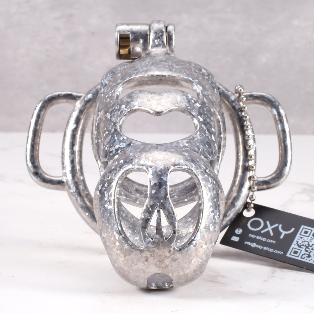 The Phantom Titanium Chastity - With D Rings for belt.