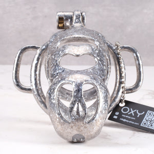 The Phantom Titanium Chastity - With D Rings for belt.