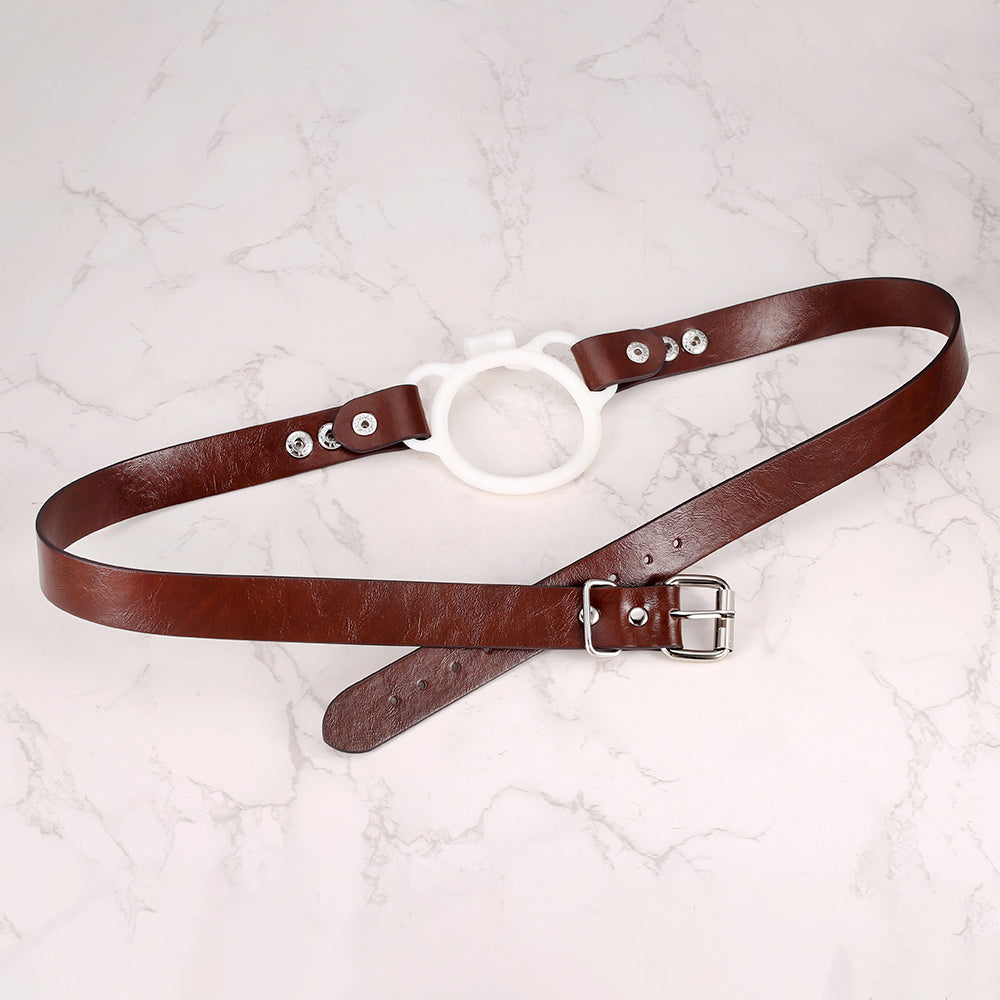 The No-Escape Strap - Leather Chastity cage Belt