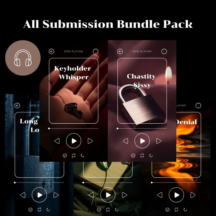 Submission Bundle — 4 Guided Audio Packs for Male Subs & D/s Dynamics