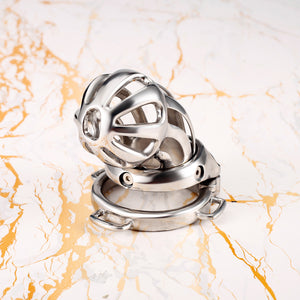 Atlas Custom Reinforced Chastity Cage with D-Rings