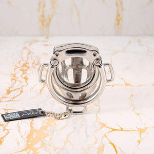 Atlas Custom Reinforced Chastity Cage with D-Rings