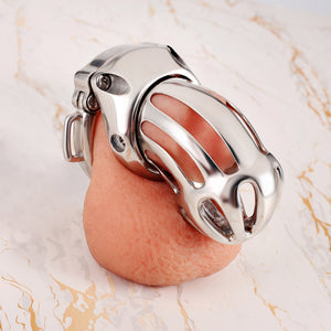 Atlas Custom Reinforced Chastity Cage with D-Rings