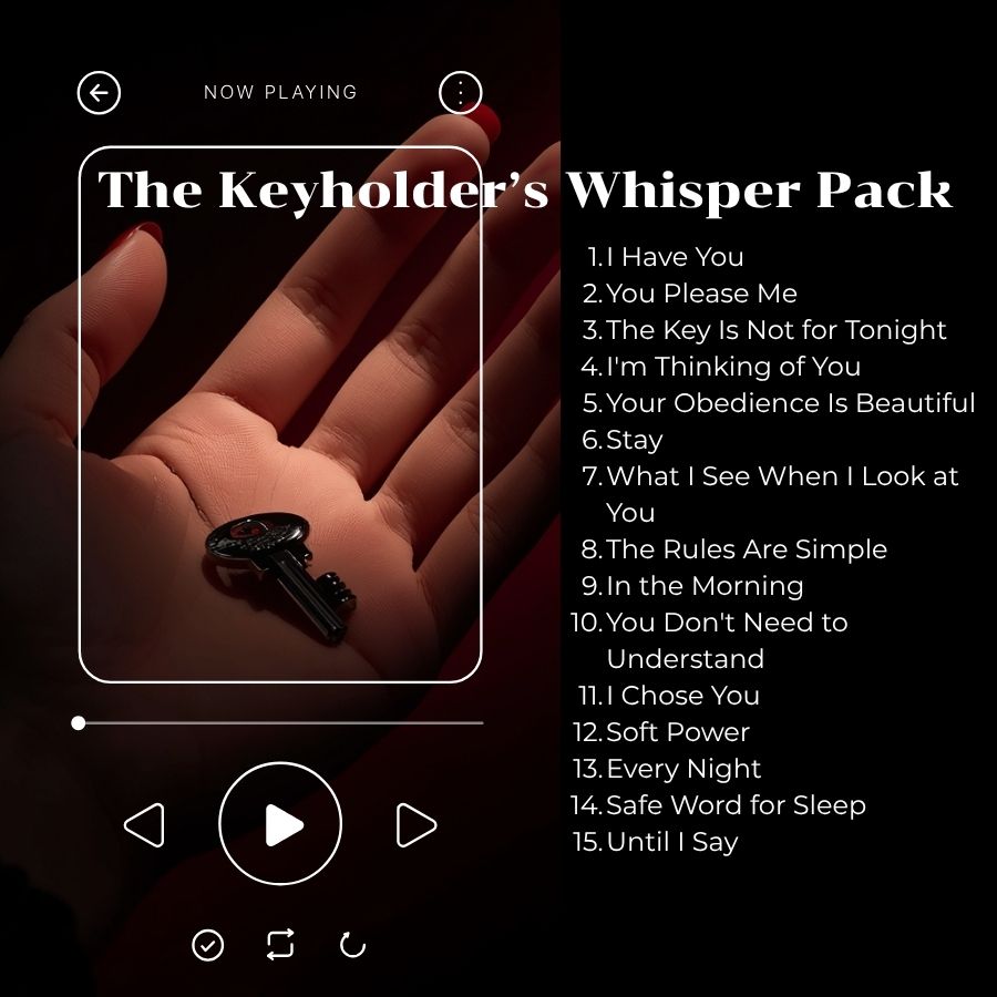 Chastity Bundle — 5 Guided Audio Packs for Chastity, Denial & Keyholder Dynamics