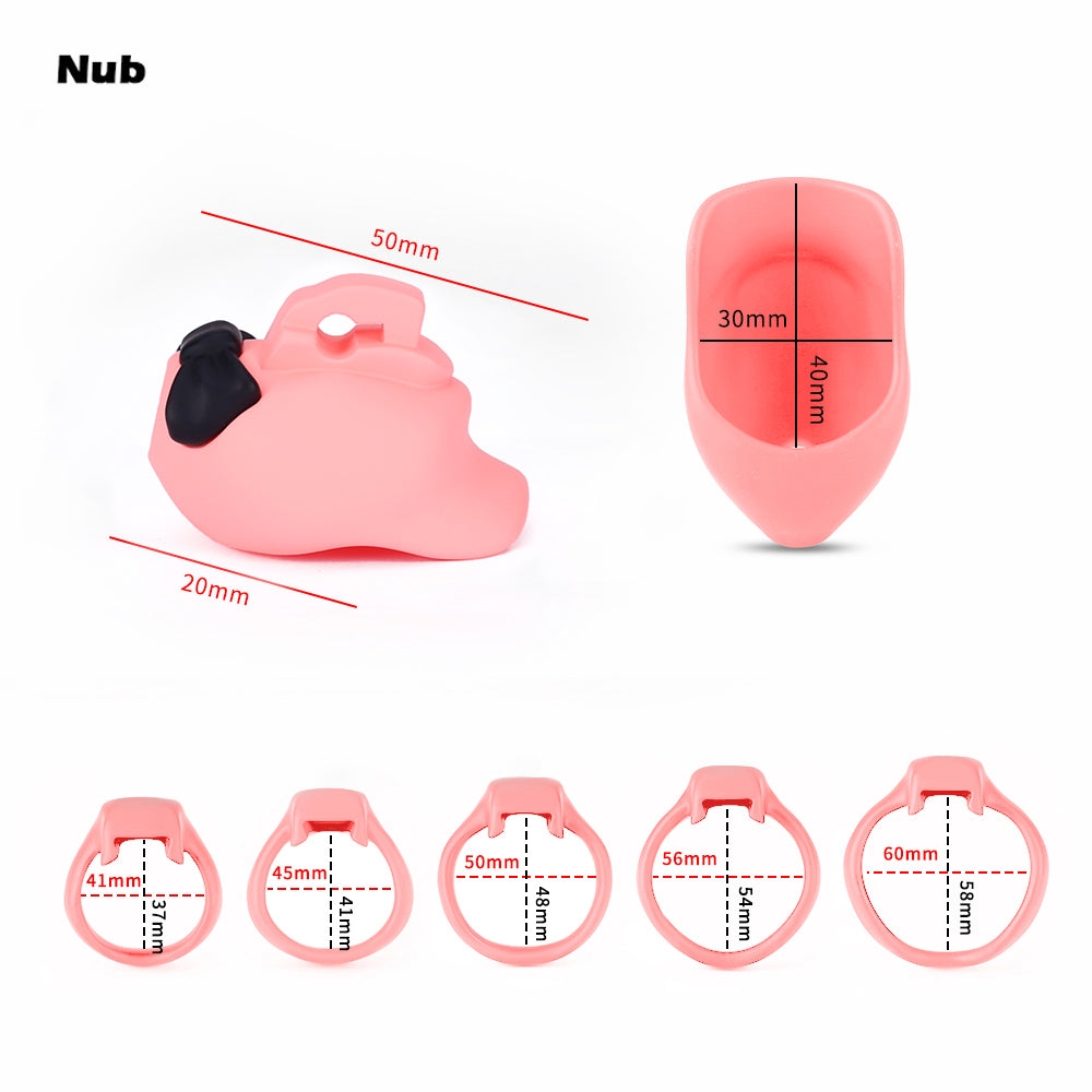 Bowdown – Ribbon Chastity Cage – (HTV4 serie)  - 5 sizes
