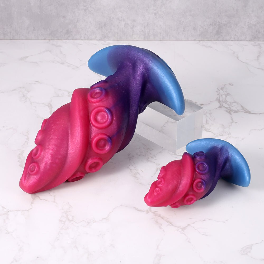 AbyssBloom Tentacle Plug Gradient Silicone Textured Anal Plug Set AbyssBloom Tentacle Plug Gradient Silicone Textured Anal Plug Set