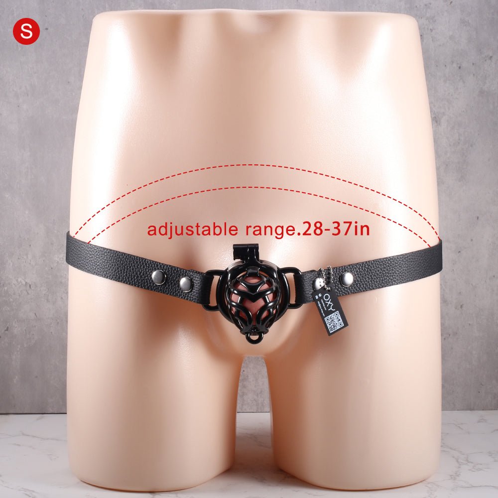 Adjustable Cowhide Chastity Belt Strap – 2 Designs - Oxy-shop