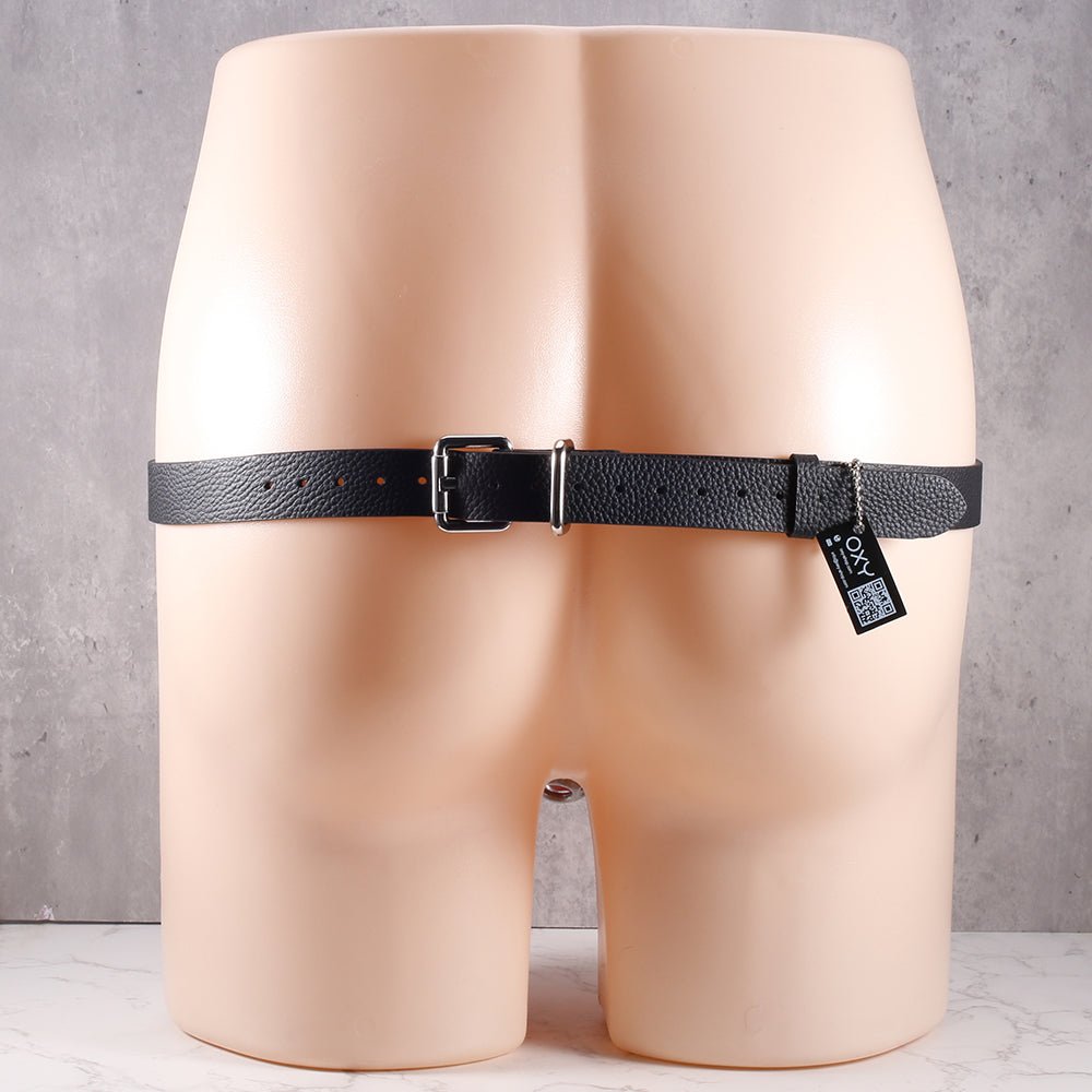 Adjustable Cowhide Chastity Belt Strap – 2 Designs - Oxy-shop