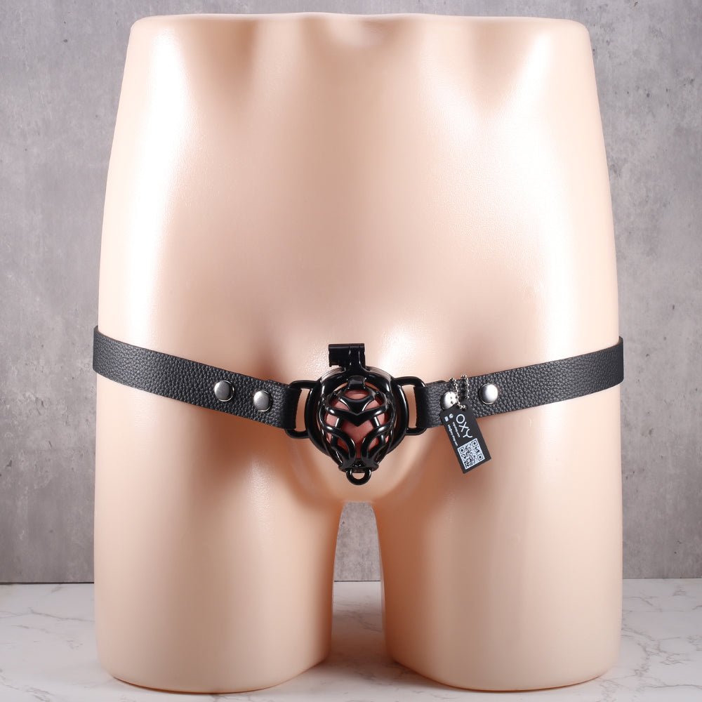 Adjustable Cowhide Chastity Belt Strap – 2 Designs - Oxy-shop