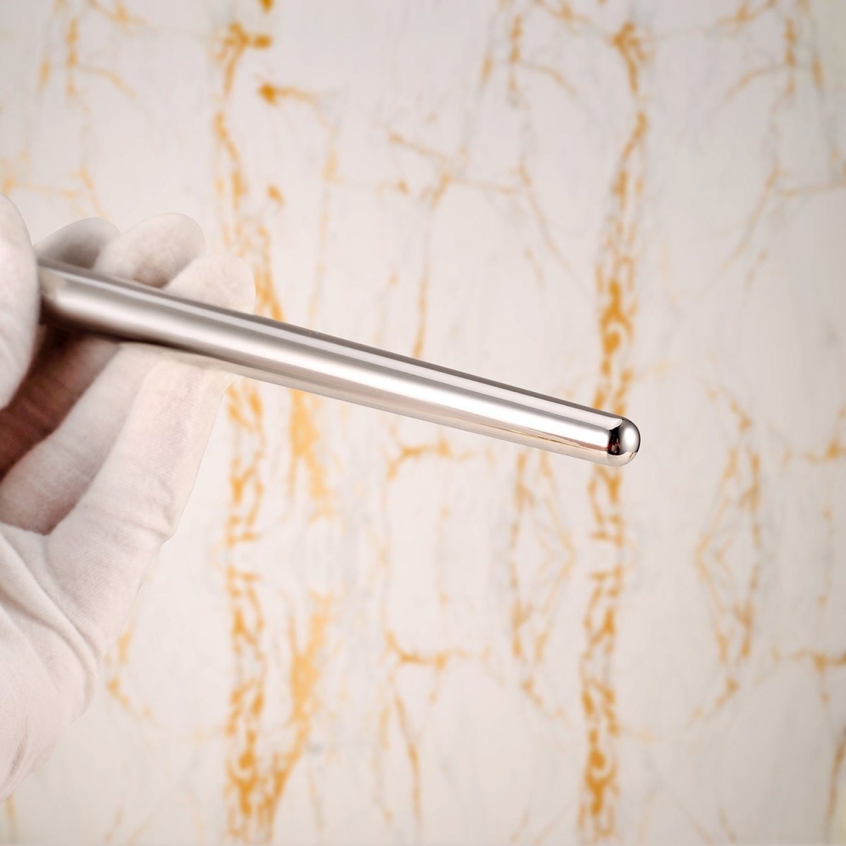 Prostate Relief Probe AeroGlide Prostate Massage Probes – Stainless Steel with Ruler | 4 Sizes