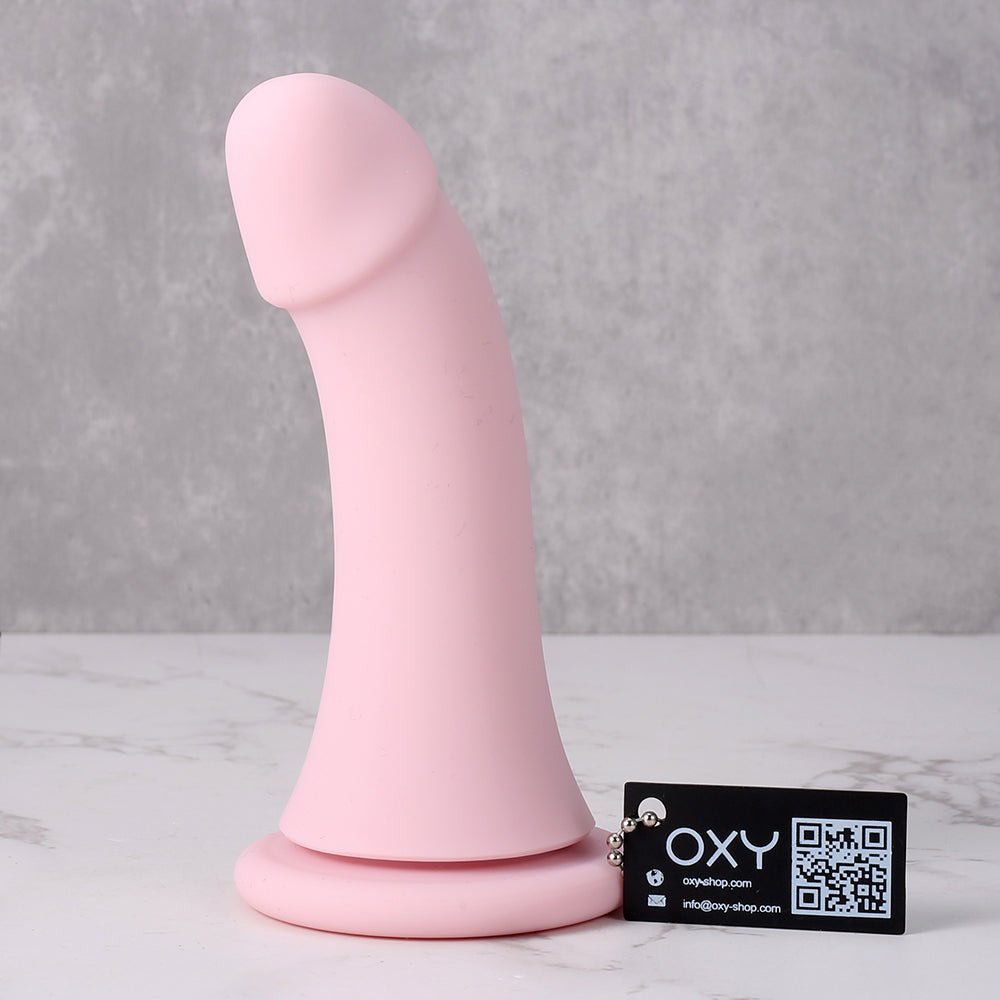 Blushing – Premium Smooth Curved Silicone Dildo (3 Sizes) - Oxy - shop