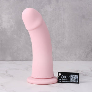 Blushing – Premium Smooth Curved Silicone Dildo (3 Sizes) - Oxy - shop
