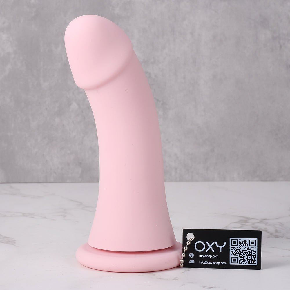 Blushing – Premium Smooth Curved Silicone Dildo (3 Sizes) - Oxy - shop