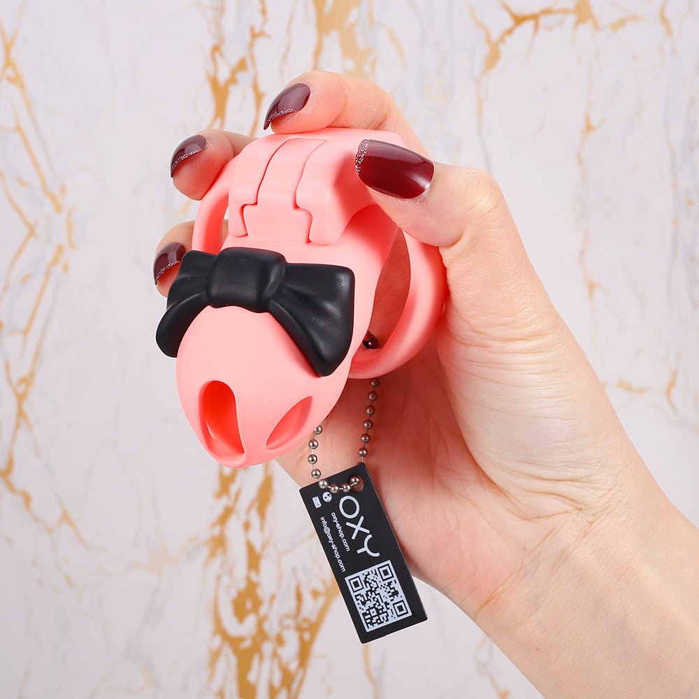 Bowdown – Ribbon Chastity Cage – (HTV4 serie) - 5 sizes - Oxy-shop