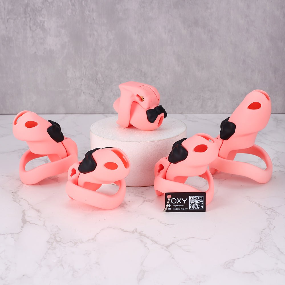 Bowdown – Ribbon Chastity Cage – (HTV4 serie) - 5 sizes - Oxy-shop