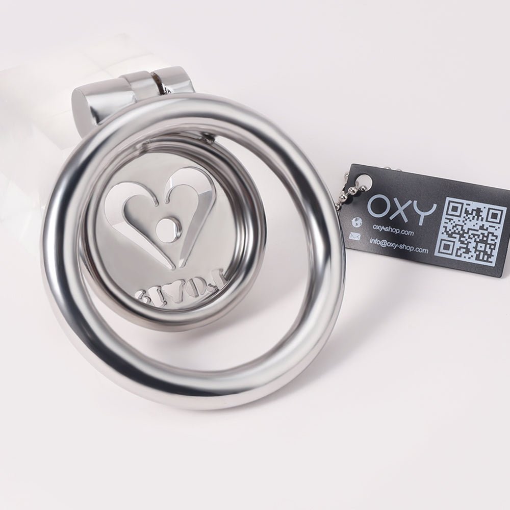 CH61 - Mini Flat Plate Chastity – Heart or Butterfly Pattern - Oxy - shop