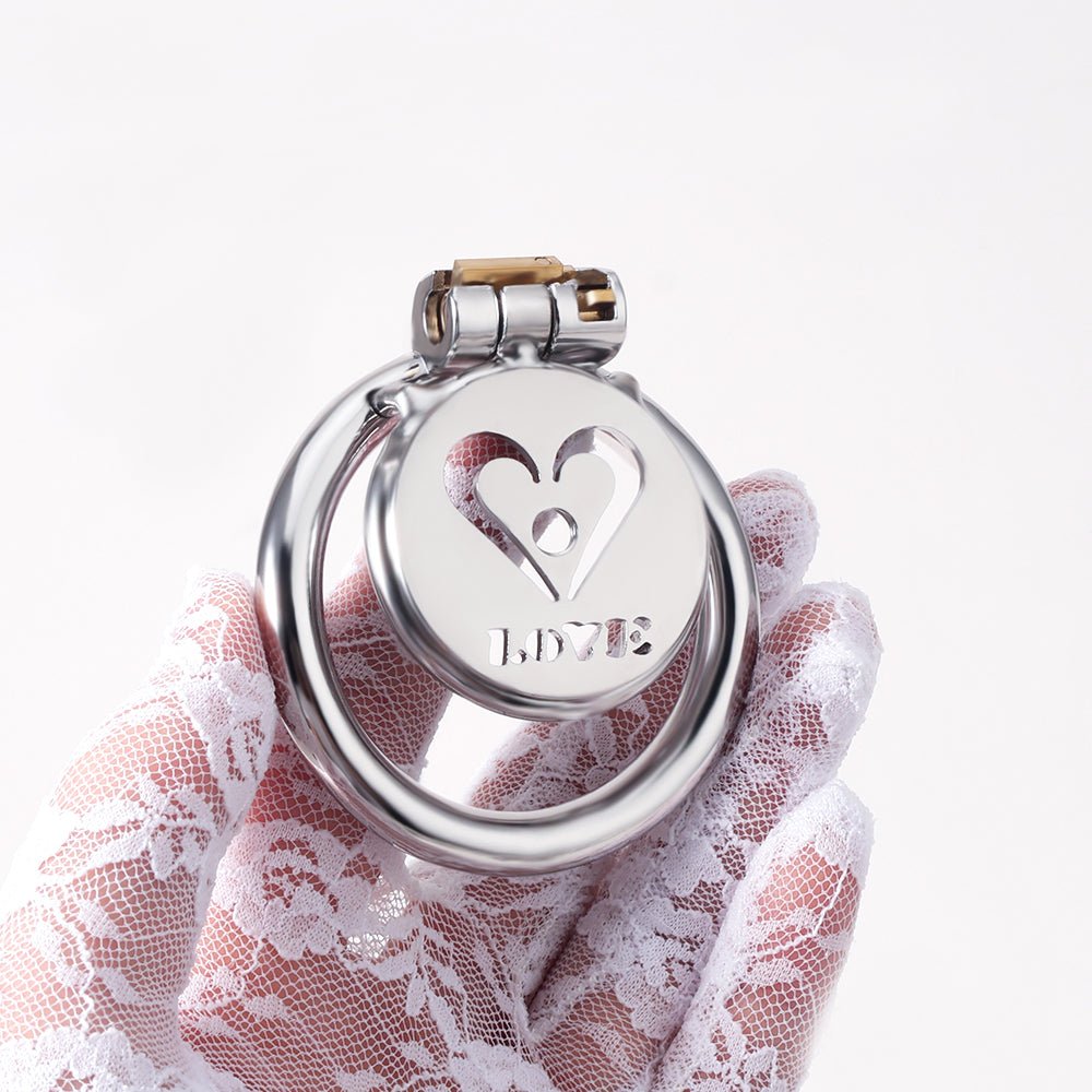 CH61 - Mini Flat Plate Chastity – Heart or Butterfly Pattern - Oxy - shop