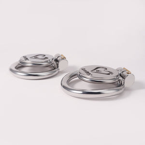 CH61 - Mini Flat Plate Chastity – Heart or Butterfly Pattern - Oxy - shop
