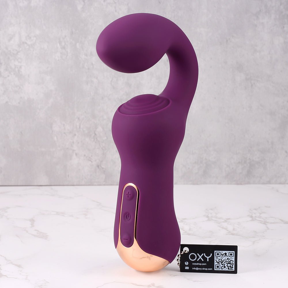 EchoDuo Female Vibrator – Dual Stimulation for G - Spot and Clitoris - Oxy - shop