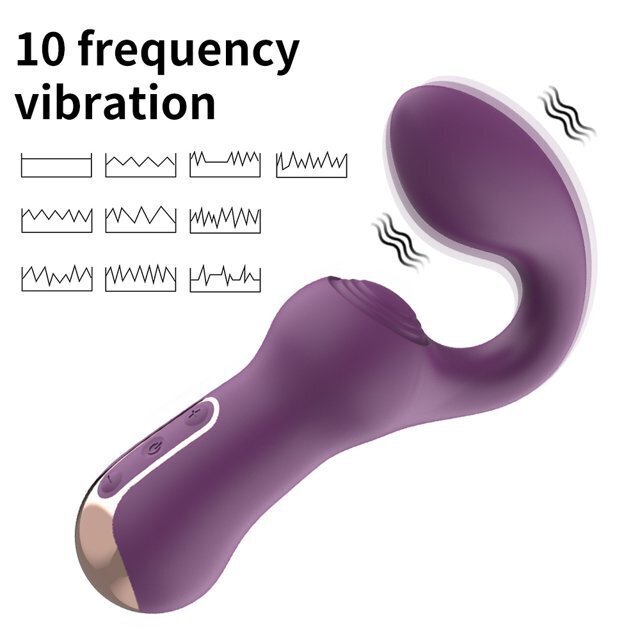 EchoDuo Female Vibrator – Dual Stimulation for G - Spot and Clitoris - Oxy - shop