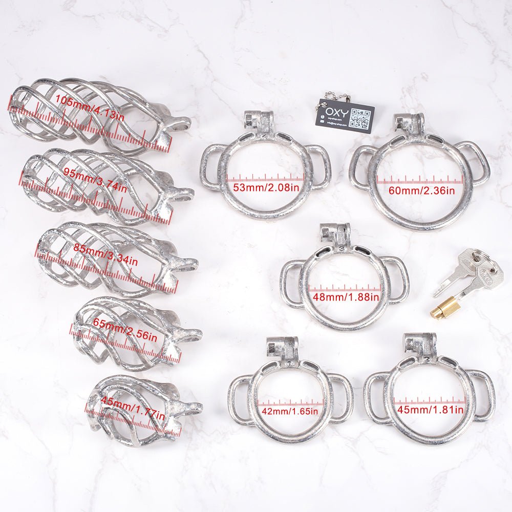 Ergo Me - Titanium Chastity - D Rings for belt - Oxy-shop