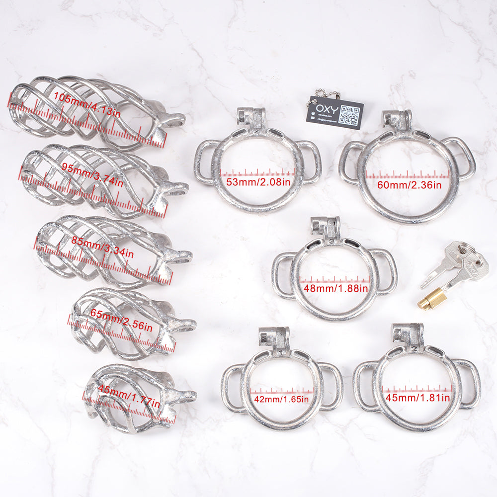 Ergo Me -  Titanium Chastity - D Rings for belt