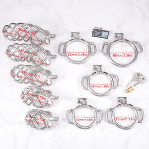 Ergo Me -  Titanium Chastity - D Rings for belt