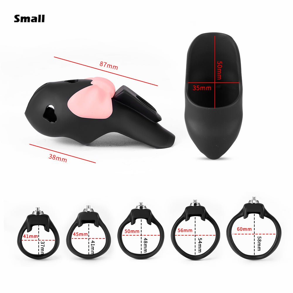 GiftLock – Ribbon Edition Chastity Cage – (HTV5 serie) - 5 sizes - Oxy - shop