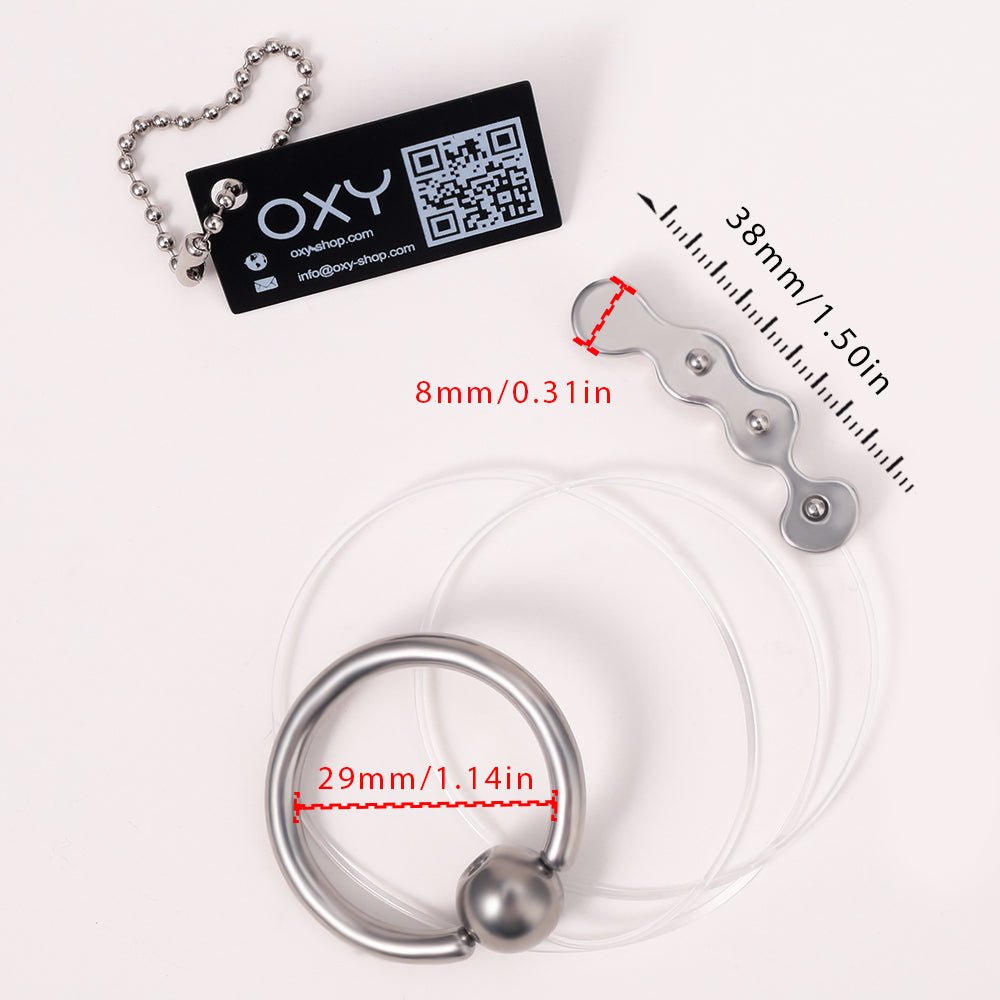 Prostate Rings Decoration Metal Prostate Massager with Steel Balls | Firm & Kinky Control