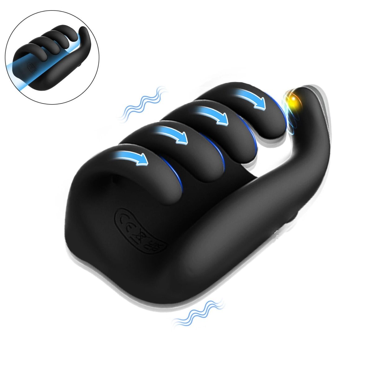 GripWave Vibrating Masturbation Hand Hands-Free Grip Stimulation GripWave Vibrating Masturbation Hand Hands-Free Grip Stimulation
