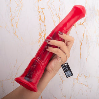 Huge Horse Dildo 11.62 '' | 29.5 cm - Red-Black