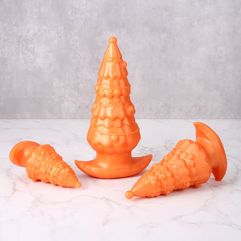 Internal Tree Plug JinglePeak Christmas Tree Anal Plug – Festive Silicone Sex Plug (3 Sizes)