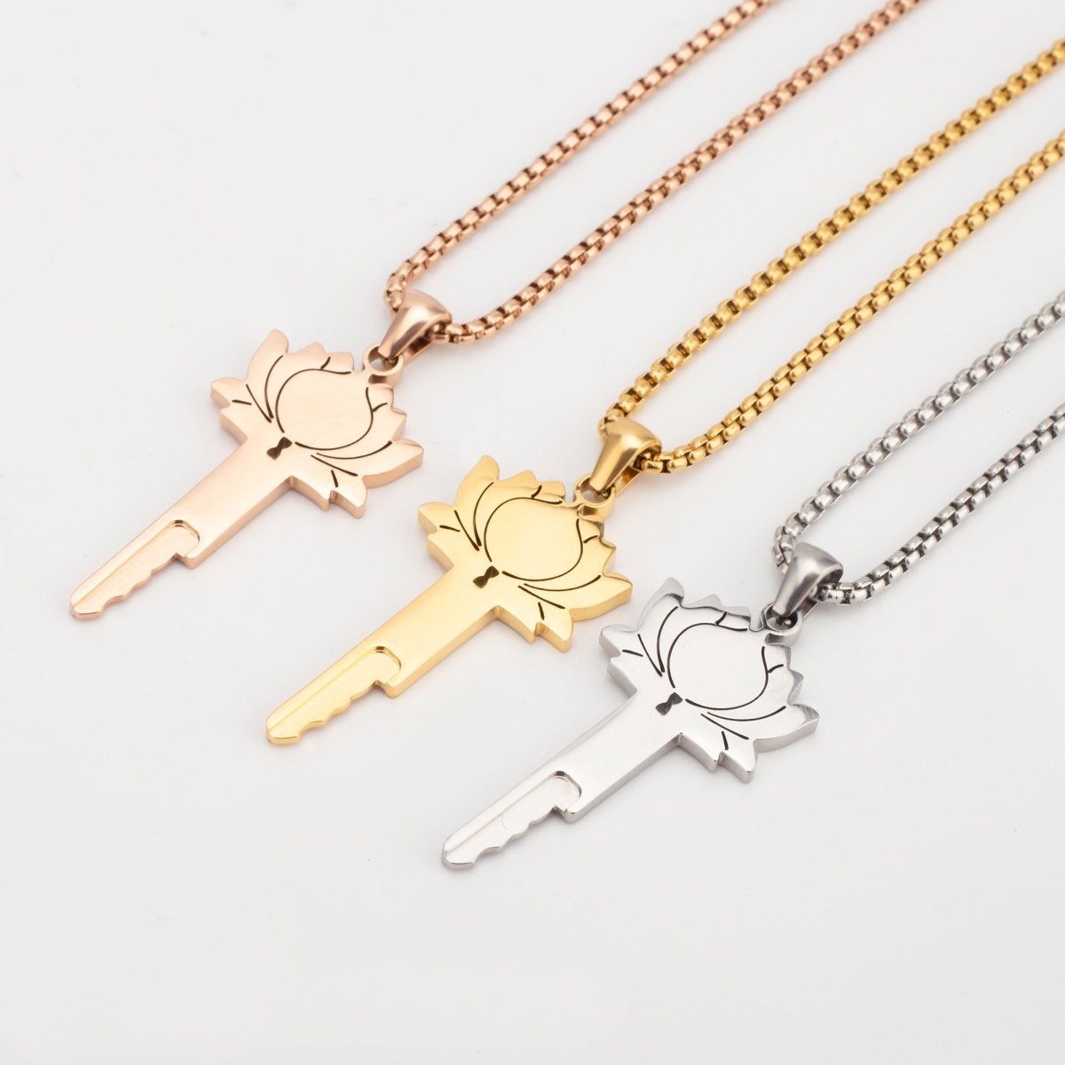 Key Jocket Lotus Flower Chastity Key Locket - Keyholder Jewelry