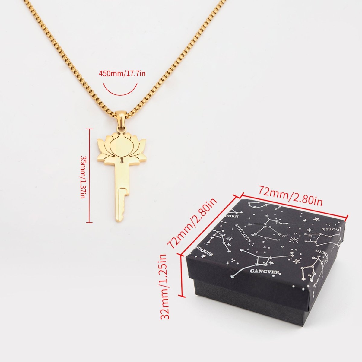 Lotus Flower - Chastity Key Locket - Chastity Keyholder - Oxy-shop