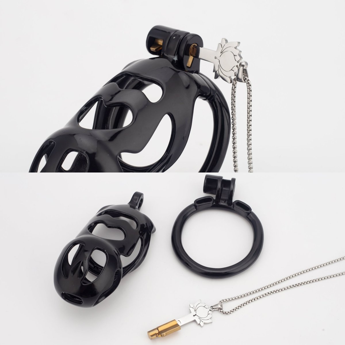 Lotus Flower - Chastity Key Locket - Chastity Keyholder - Oxy-shop