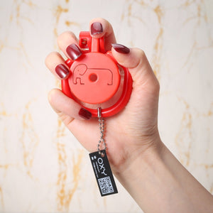 NeverForget – Micro Chastity Cage (Black/Red/Pink) - Oxy - shop