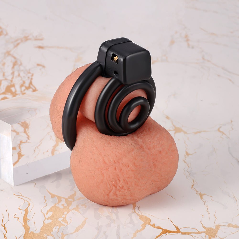 Noir Hypno – Small 3D Printed Chastity Cage - Oxy - shop