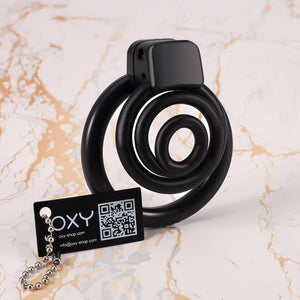 Noir Hypno – Small 3D Printed Chastity Cage - Oxy - shop