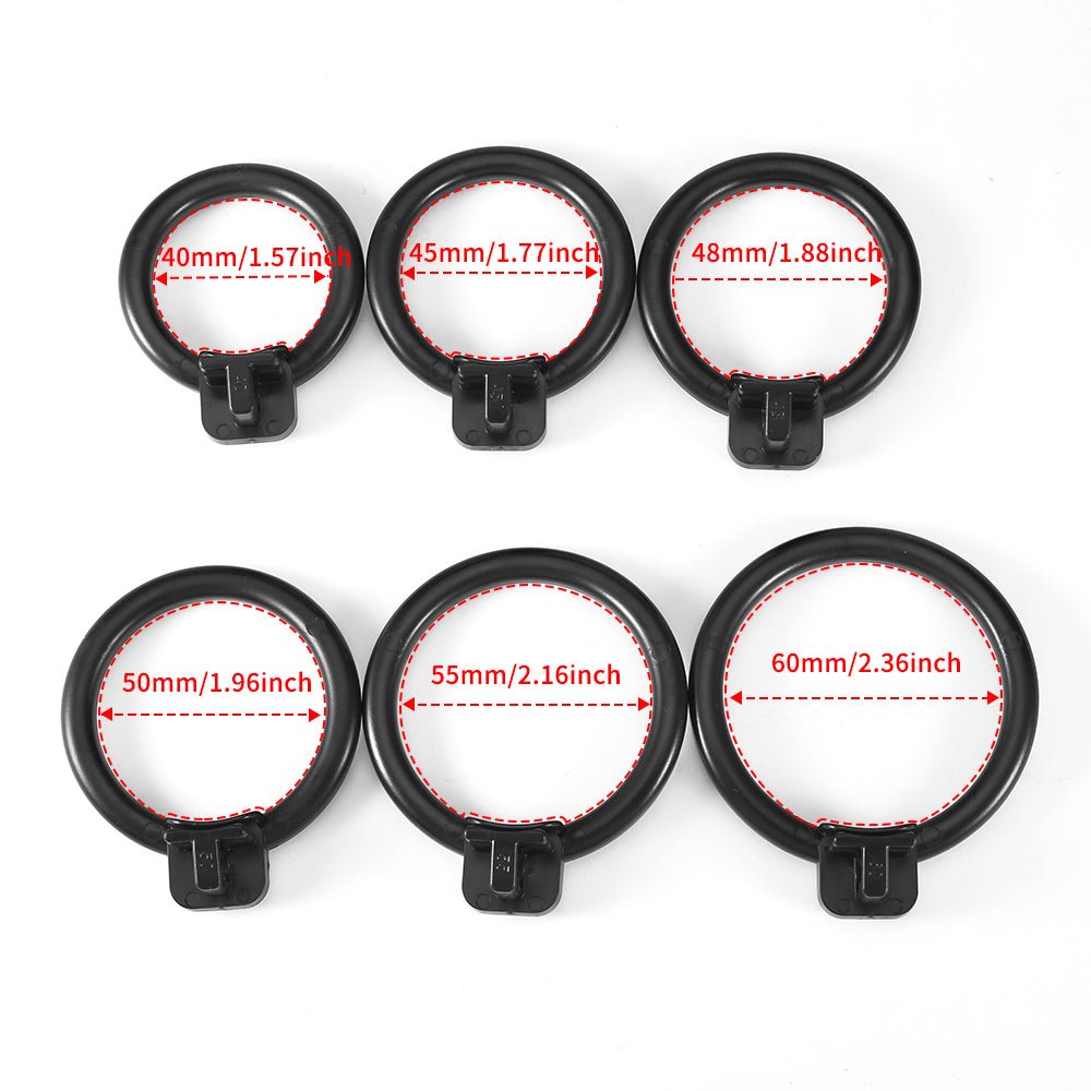 Noir Hypno – Small 3D Printed Chastity Cage - Oxy - shop